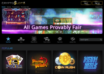 cryptoslots-casino-homepage