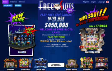 free slots land casino review