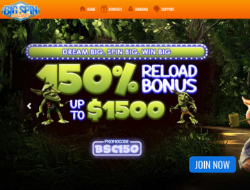 big spin casino bonuses