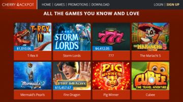 cherry jackpot casino review us