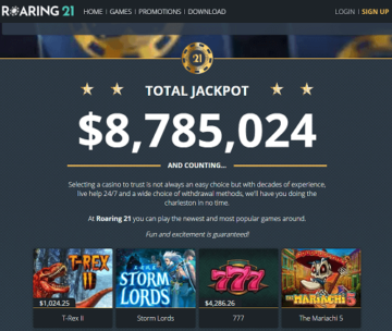 roaring 21 casino review us
