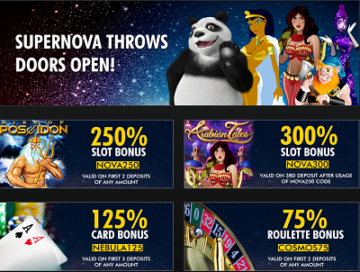 Supernova Casinos Bonus